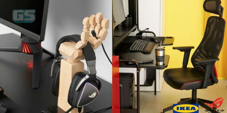 IKEA mengumumkan barisan perabot Gaming mereka dengan kolaborasi ASUS ROG!