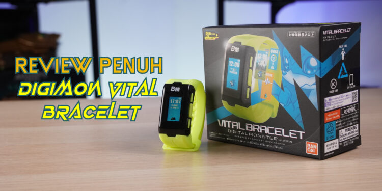 [Review] Hidup makin sihat dan cergas bila pakai Digimon Vital Bracelet