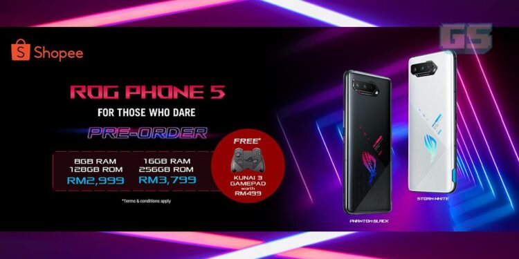 Pre-Order ROG Phone 5 Eksklusif di Shopee bermula 19 Mac ini!