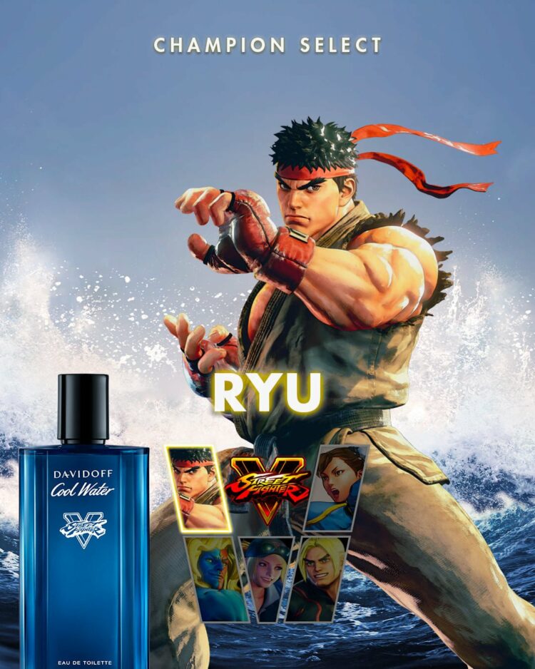 Bau wangi macam Chun-Li atau sado seperti Ryu dengan Minyak Wangi Street Fighter X Davidoff!