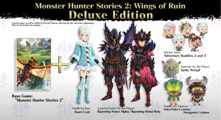 Senarai Bonus Pre-order, Deluxe & Collector’s Edition Monster Hunter Stories 2: Wings of Ruin didedahkan!