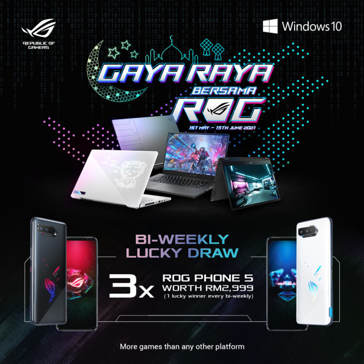Dapatkan Bomber Jacket dan Baju-T sempena Kempen Gaya Raya Bersama ROG!!
