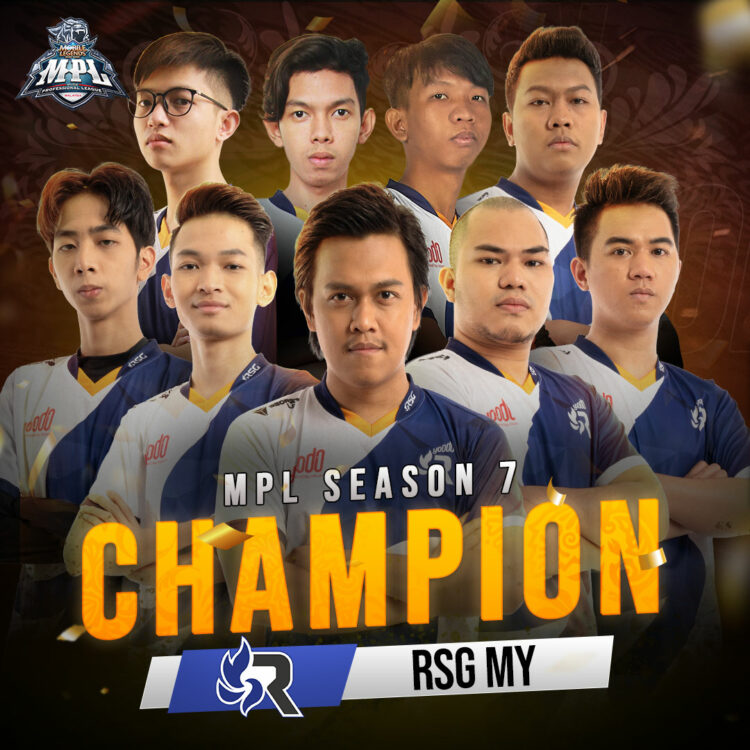 RSG MY membawa pulang RM104 ribu atas kemenangan di MPL Musim 7!