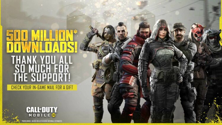 Call Of Duty Mobile makin KAYA dengan muat turun mencecah 500 juta kali!