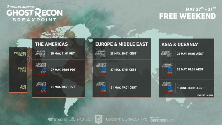 Tom Clancy’s Ghost Recon Breakpoint Percuma untuk dimainkan hujung minggu ini!