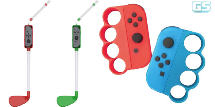 Nintendo Switch mempunyai dua aksesori baru! Kayu golf & buku lima?