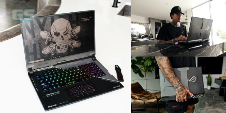 ROG hasilkan laptop Gaming berkonsepkan unik untuk Top Pro Skateboarder Nyjah Huston!