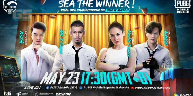 PUBG Mobile mengumumkan barisan Celebrity Showmatch di PMPL SEA Championship S3!