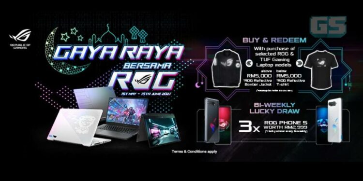 Dapatkan Bomber Jacket dan Baju-T sempena Kempen Gaya Raya Bersama ROG!!