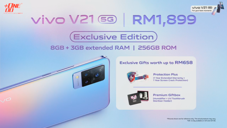 vivo V21 5G dan juga eksklusif produk vivo dalam kolaborasi bersama jenama fesyen Malaysia didedahkan!