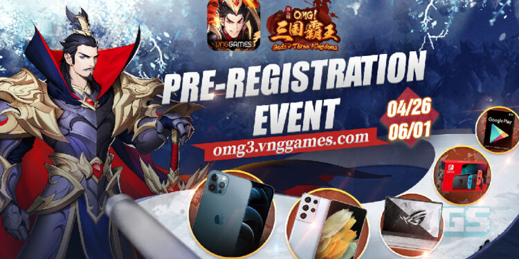 Pra-daftar OMG! Gods of Three Kingdoms di mobile anda sekarang! Pelbagai hadiah menarik menanti!