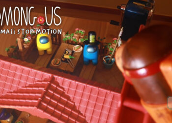 Peminat menghasilkan animasi stop motion Among Us yang sangat comel
