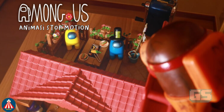 Peminat menghasilkan animasi stop motion Among Us yang sangat comel