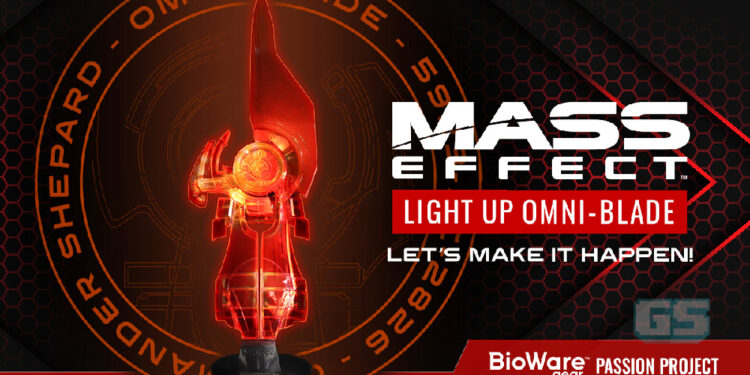 Replika Light Up Omni-Blade Mass Effect berharga RM246! Pra-pesan sekarang!