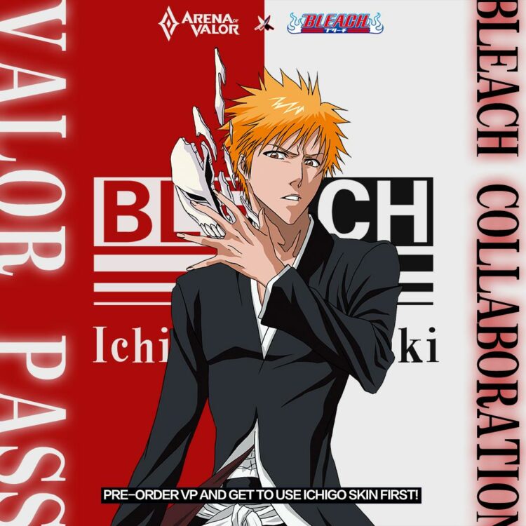 Ichigo Kurosaki hadir! Kolaborasi Arena of Valor x BLEACH kini bermula