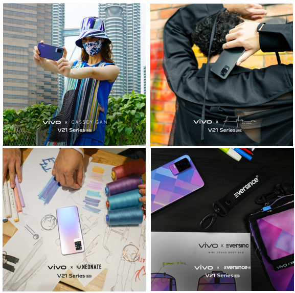 vivo V21 5G dan juga eksklusif produk vivo dalam kolaborasi bersama jenama fesyen Malaysia didedahkan!