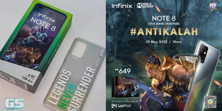 Infinix Note 8 Mobile Legends Edition tersedia di Malaysia! Harga mampu milik RM649!