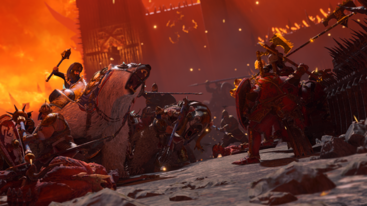Selamatkan diri dari Gerombolan Daemonik dalam Total Warhammer III!!