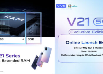 Siri model vivo V21 5G terbaru akan datang ke Malaysia pada 27 Mei!