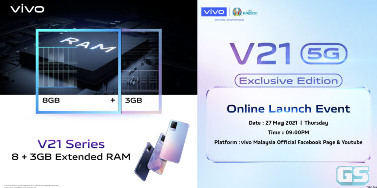 Siri model vivo V21 5G terbaru akan datang ke Malaysia pada 27 Mei!