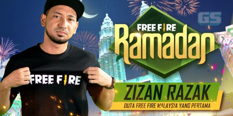 Sambutan Ramadan makin meriah dengan Zizan Razak menjadi duta pertama Malaysia untuk Free Fire!