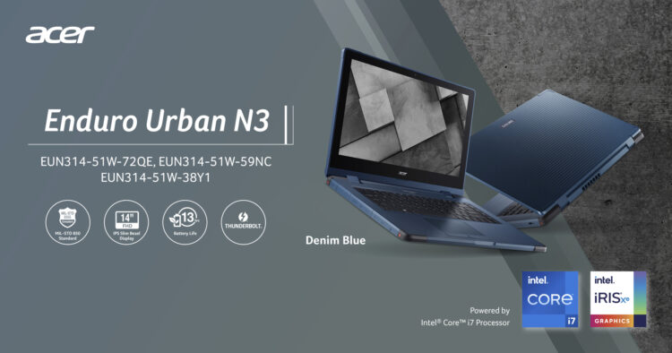 Acer Memperkenalkan Model Lasak Terkini Enduro Urban N3 di Malaysia