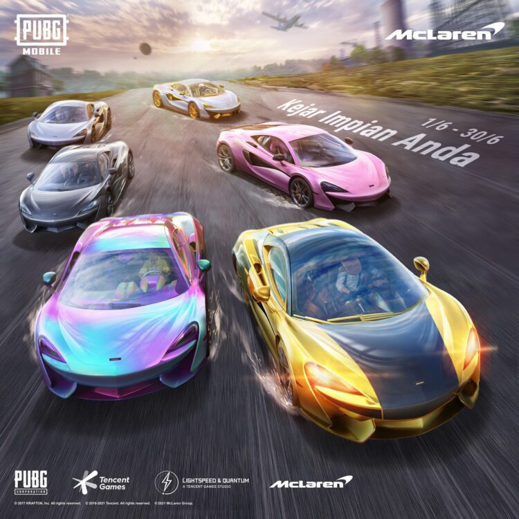 Supecar Lagendari McLaren 570S mendarat di PUBG Mobile!