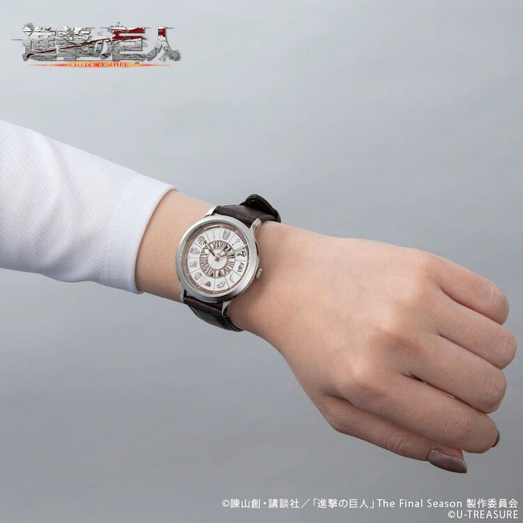 Titan bergerak dalam waktu! Nampak bergaya ala rekaan klasik dengan Attack on Titan Memorial Watch