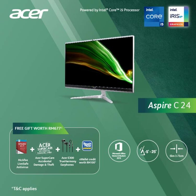 Acer Malaysia memperkenalkan All-in-One Desktop, juga Monitor untuk Keluarga & Gaming