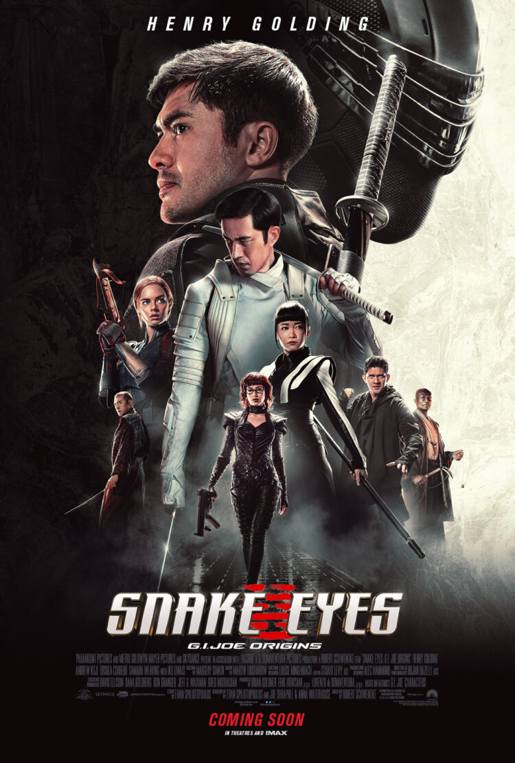 Trailer penuh aksi dan Poster terbaru SNAKE EYES: G.I. Joe Origins telah didedahkan!