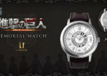 Titan bergerak dalam waktu! Nampak bergaya ala rekaan klasik dengan Attack on Titan Memorial Watch
