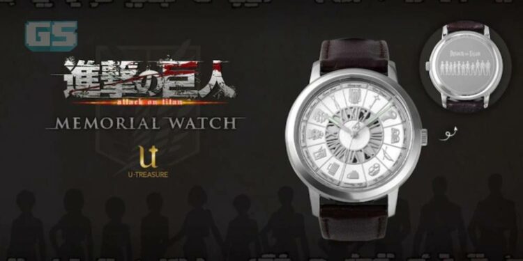 Titan bergerak dalam waktu! Nampak bergaya ala rekaan klasik dengan Attack on Titan Memorial Watch