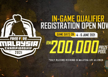 Pendaftaran Free Fire Malaysia Championship 2021 kini dibuka! Hadiah berjumlah RM200 ribu menanti pemenang!