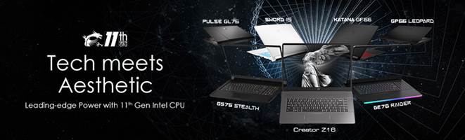 MSI “TECH MEETS AESTHETIC” melancarkan Produk Baru dalam talian