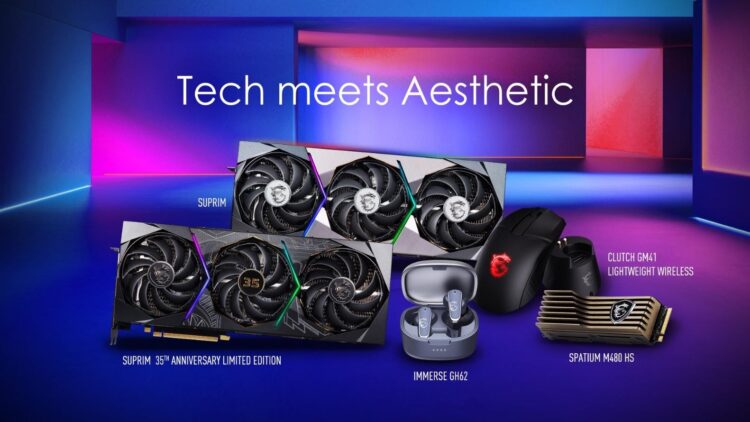 MSI “TECH MEETS AESTHETIC” melancarkan Produk Baru dalam talian