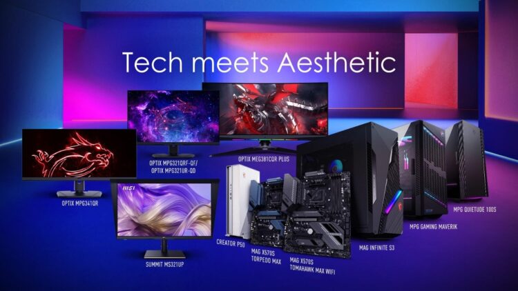 MSI “TECH MEETS AESTHETIC” melancarkan Produk Baru dalam talian