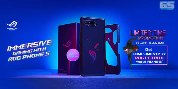 Promosi istimewa – Beli ROG Phone 5 & dapatkan ROG Cetra II secara percuma!