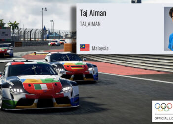 Taj Aiman ​​mewakili Malaysia sebagai Top 16 dalam GT Sport Olympic Virtual Series!