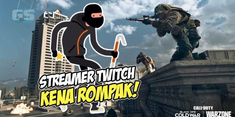 Streamer Twitch Call of Duty: Warzone dirompak ketika bersiaran langsung permainan!
