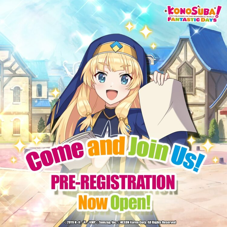 Pra-pendaftaran Mobile RPG KonoSuba: Fantastic Days kini bermula!