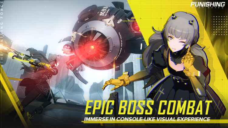 Beraksi dalam dunia aksi Sci-Fi cyberpunk RPG Punishing: Gray Raven di Android dan iOS sekarang!