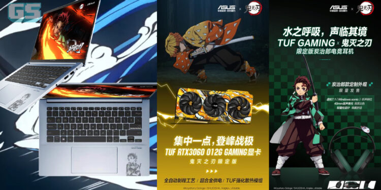 ASUS melancarkan laptop & GPU eksklusif Demon Slayer: Kimetsu no Yaiba!