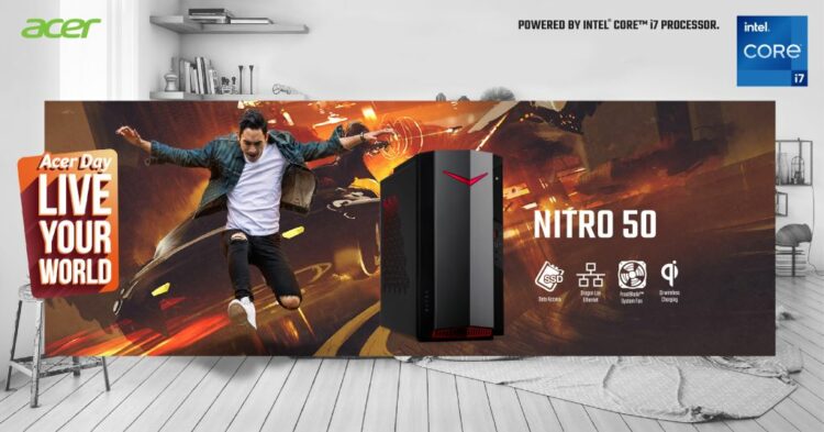 Panggil Kekuatan Gaming anda untuk ‘Live Your World’ pada Acer Day ini!