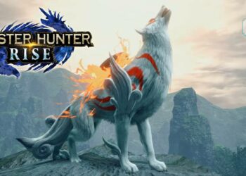 Amaterasu dalam perjalanan ke Monster Hunter Rise dalam kolaborasi bersama Ōkami!