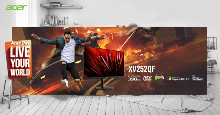 Panggil Kekuatan Gaming anda untuk ‘Live Your World’ pada Acer Day ini!