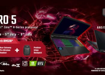 Acer Nitro 5 Kini Lebih Lengkap dengan Pemprosesan Mobile Generasi ke-11 Terbaharu Intel Core Siri-H