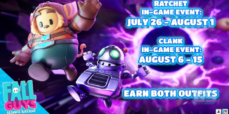 Fall Guys: Ultimate Knockout menampilkan acara kolaborasi bersama Ratchet & Clank bermula 26 Julai ini!