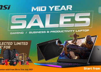 Jom dapatkan laptop idaman anda dengan harga yang berbaloi di MSI Mid-Year Sales!