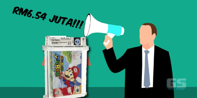 Masyuk! Terus jadi jutawan lepas jual Super Mario 64 dengan harga RM6.54 juta!