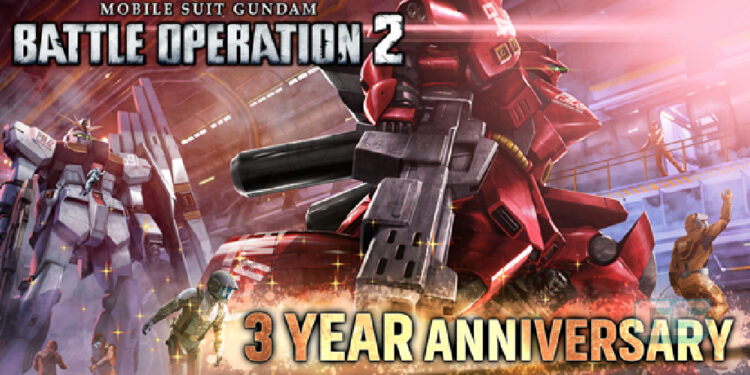 Acara ulang tahun ketiga Mobile Suit Gundam Battle Operation 2 bermula hari ini sehingga 26 Ogos!
